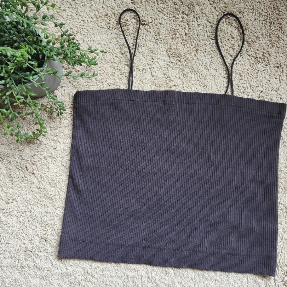 American Eagle crop bungee strap tank top